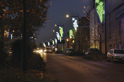 Dcor candlabre vert