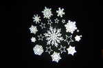 Envole d&#039;toiles et flocons