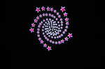 Tourbillon d&#039;toiles fuchsia